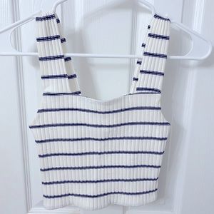 Soft and very stretchy striped tank top